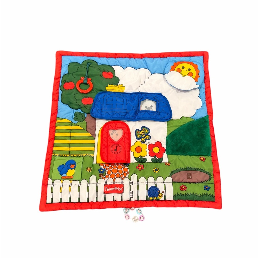 Vintage 90’s Fisher-Price Bright Garden Play Mat